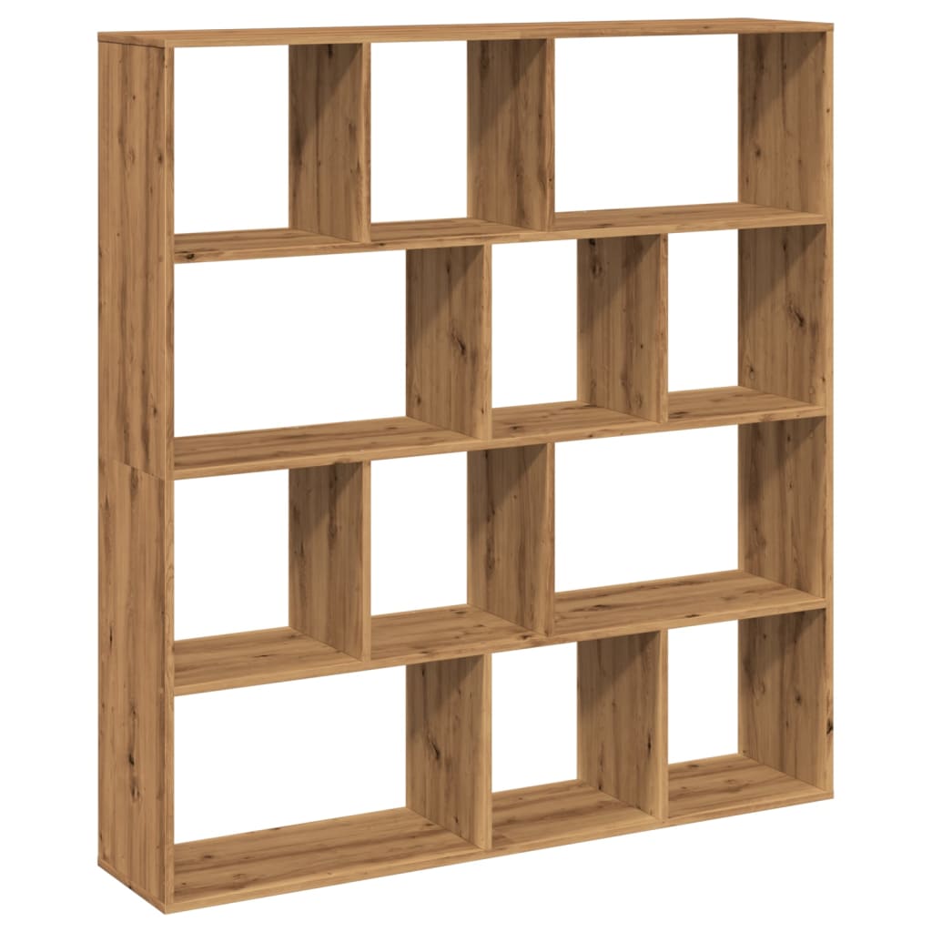 Libreria Rovere Artigianale 132x29x141,5cm in Legno Multistrato | homemem39