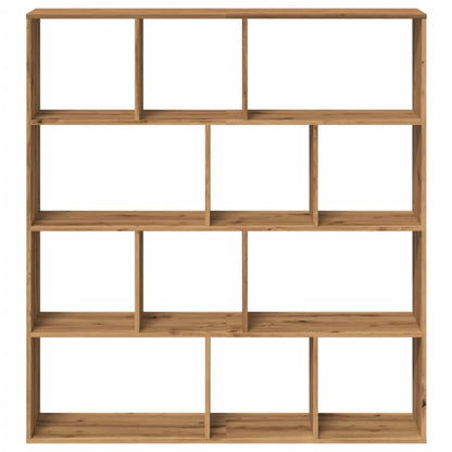 Libreria Rovere Artigianale 132x29x141,5cm in Legno Multistrato | homemem39
