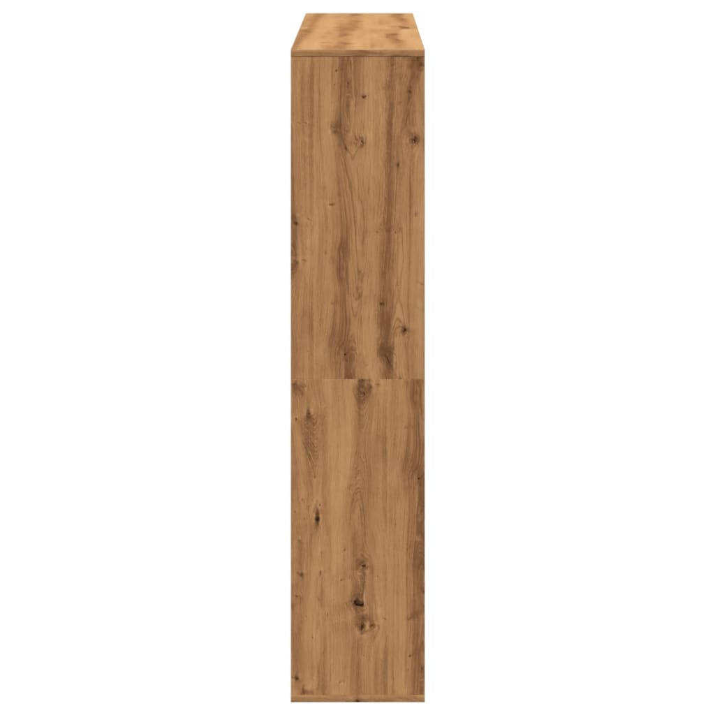 Libreria Rovere Artigianale 132x29x141,5cm in Legno Multistrato | homemem39