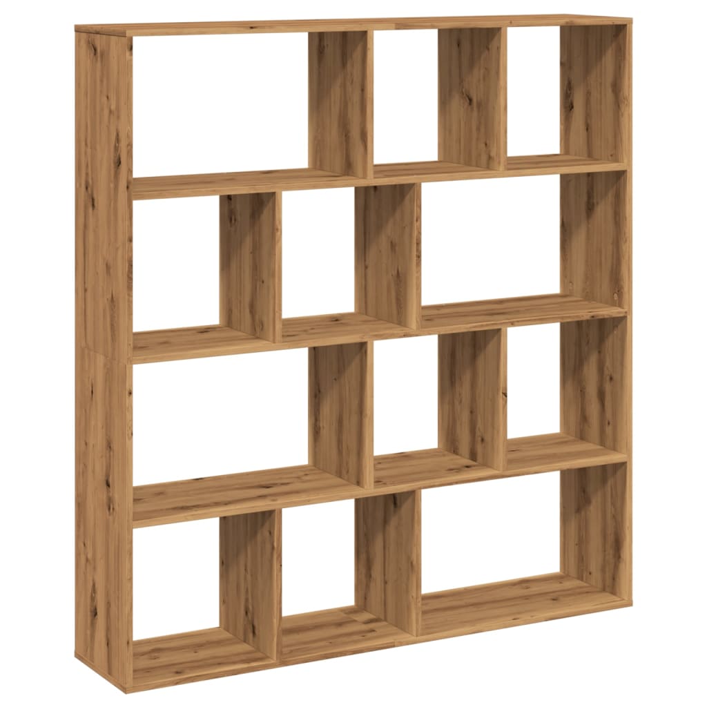 Libreria Rovere Artigianale 132x29x141,5cm in Legno Multistrato | homemem39