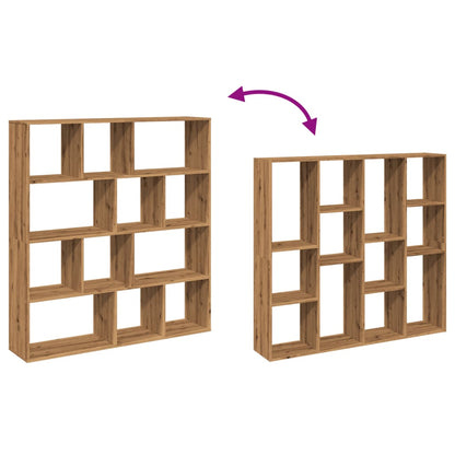 Libreria Rovere Artigianale 132x29x141,5cm in Legno Multistrato | homemem39