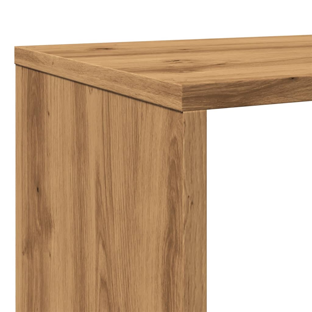 Libreria Rovere Artigianale 132x29x141,5cm in Legno Multistrato | homemem39