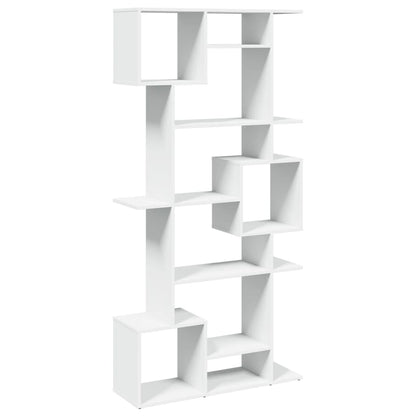 Libreria Bianca 92x29x188 cm in Legno Multistrato | homemem39