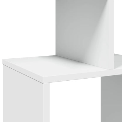 Libreria Bianca 92x29x188 cm in Legno Multistrato | homemem39