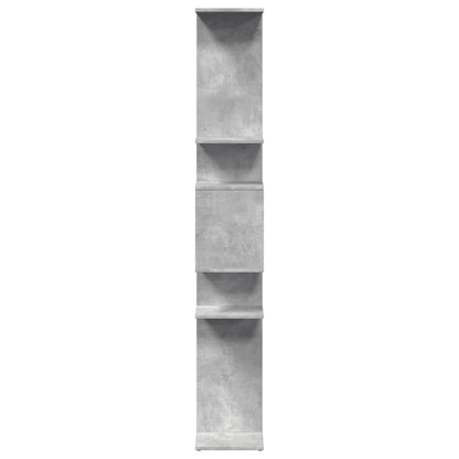 Libreria Grigio Cemento 92x29x188 cm in Legno Multistrato | homemem39