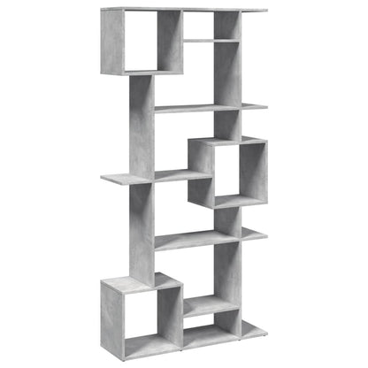 Libreria Grigio Cemento 92x29x188 cm in Legno Multistrato | homemem39