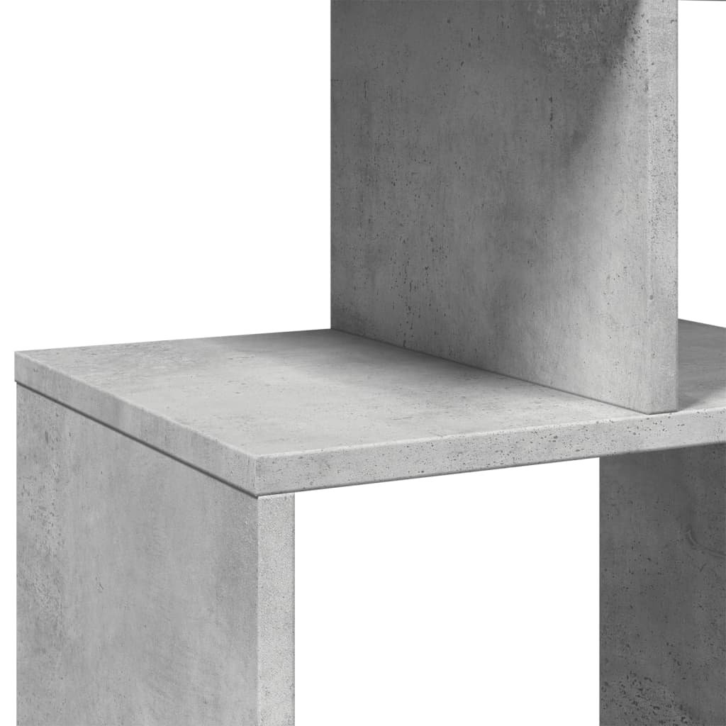 Libreria Grigio Cemento 92x29x188 cm in Legno Multistrato | homemem39