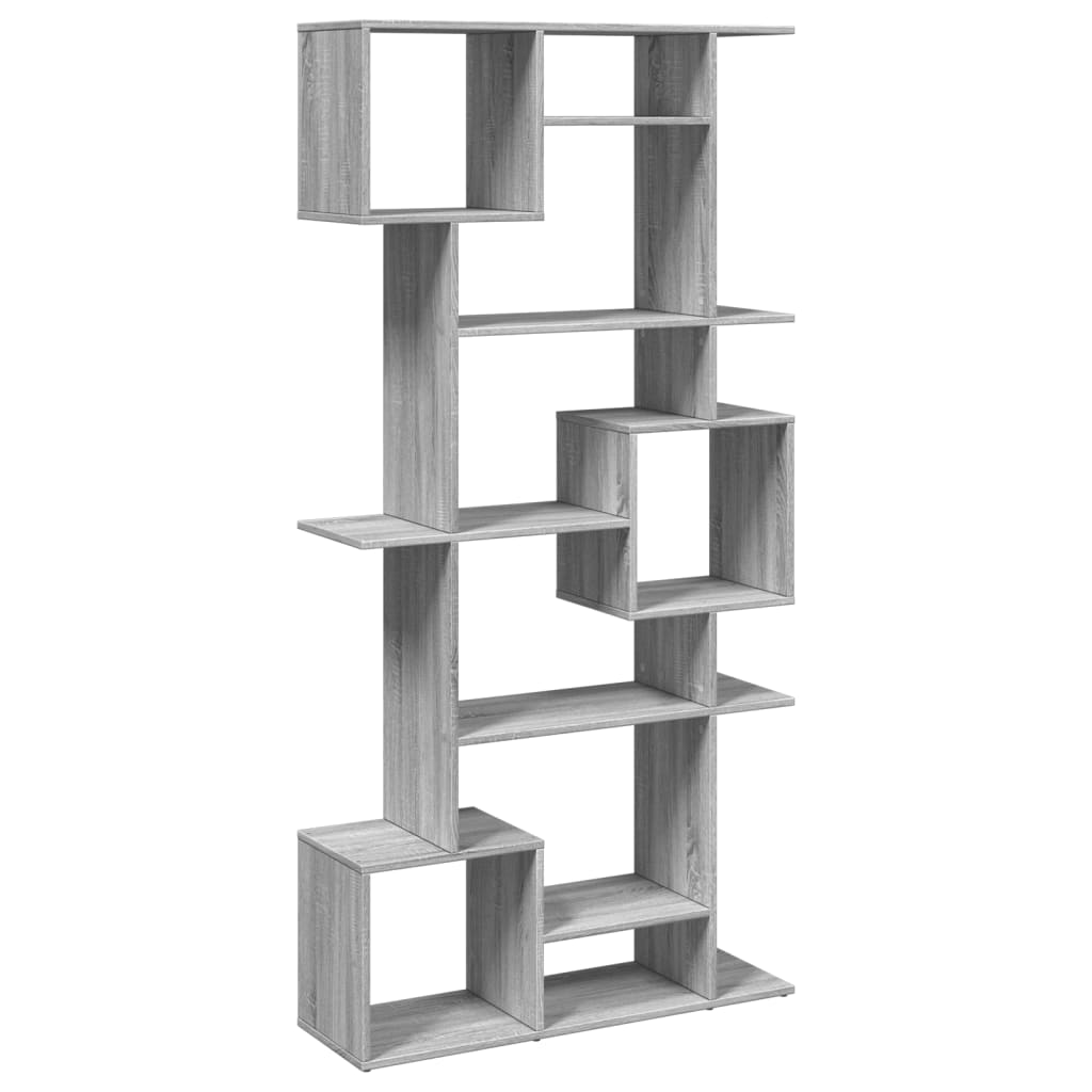 Libreria Grigio Sonoma 92x29x188 cm in Legno Multistrato | homemem39