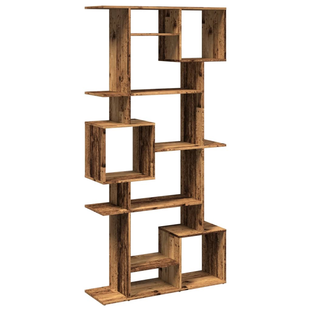 Libreria Legno Antico 92x29x188 cm in Legno Multistrato | homemem39