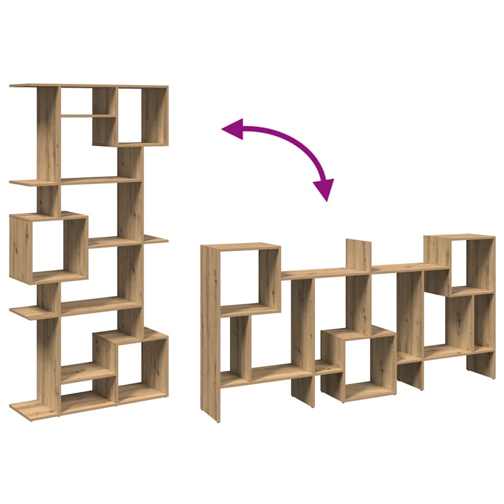 Libreria Rovere Artigianale 92x29x188 cm in Legno Multistrato