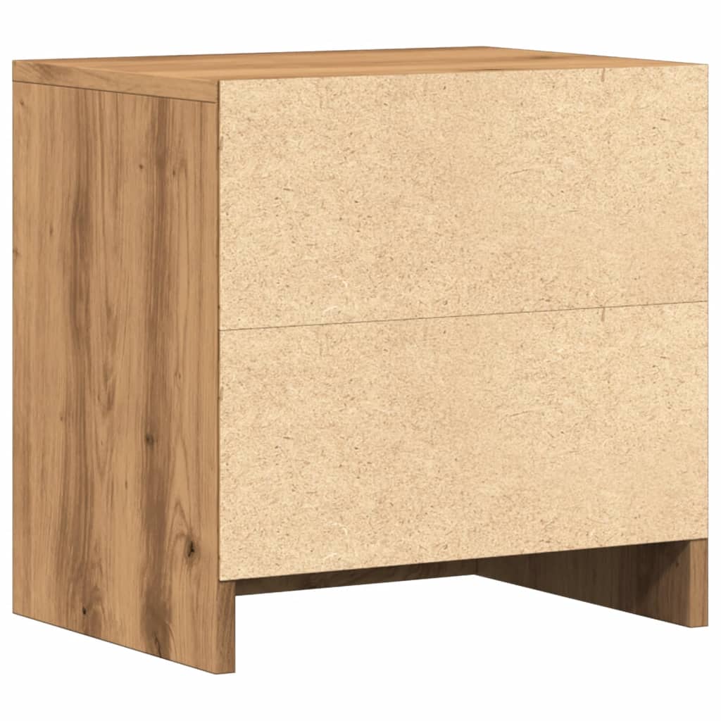 Comodino Rovere Artigianale 40x30x40 cm in Legno Multistrato - homemem39