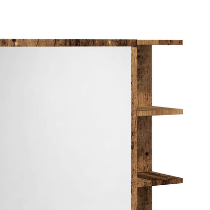 Mobile da Bagno a Specchio Legno Antico 62,5x20,5x64 cm Legno | homemem39