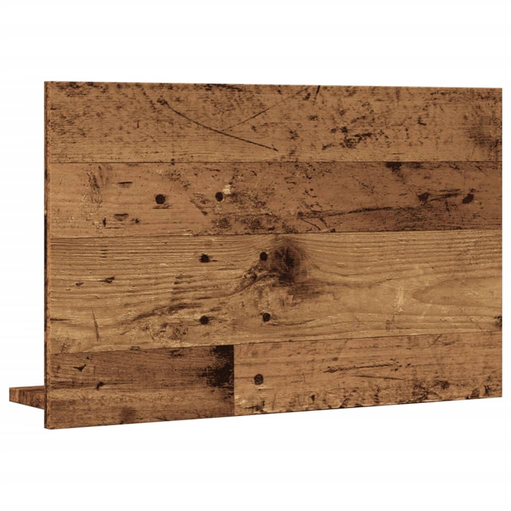 Mobile da Bagno con Specchio Legno Antico 60x11x37cm Truciolato | homemem39
