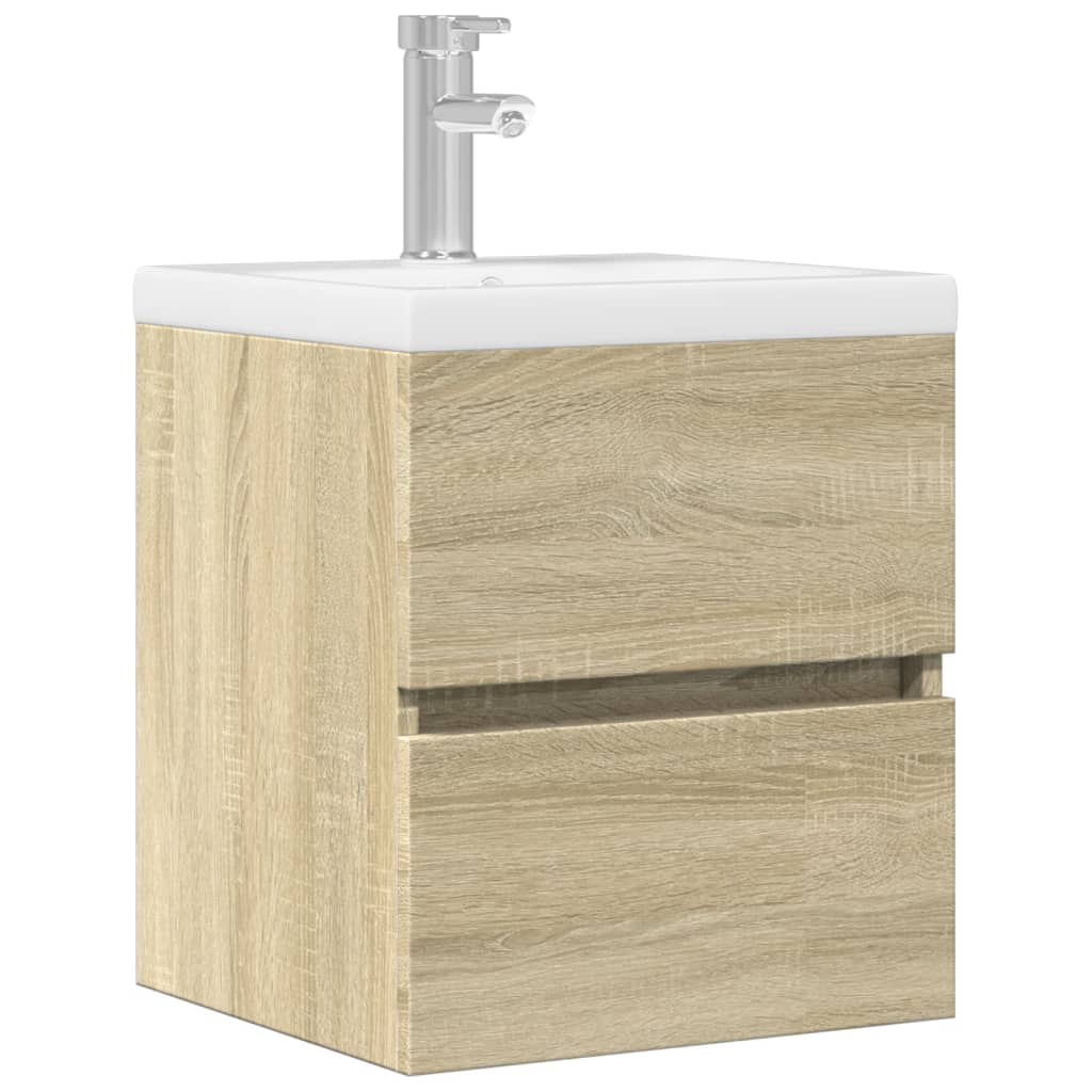 Mobile Lavabo Rovere Sonoma 41x38,5x45 cm in Legno Multistrato | homemem39