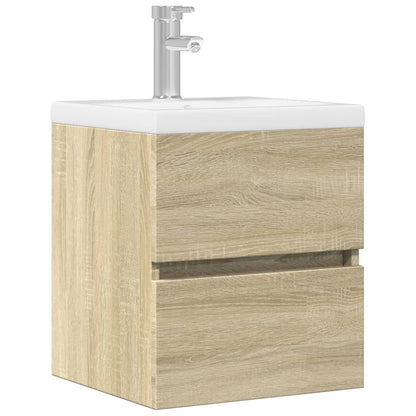 Mobile Lavabo Rovere Sonoma 41x38,5x45 cm in Legno Multistrato | homemem39