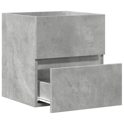 Mobile Lavabo Grigio Cemento 41x38,5x45 cm in Legno Multistrato | homemem39