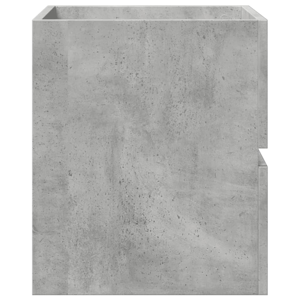 Mobile Lavabo Grigio Cemento 41x38,5x45 cm in Legno Multistrato | homemem39