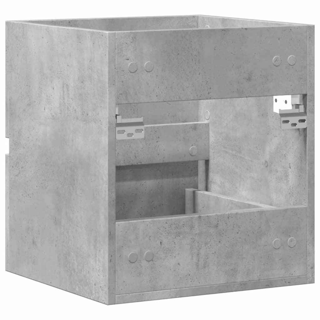 Mobile Lavabo Grigio Cemento 41x38,5x45 cm in Legno Multistrato | homemem39