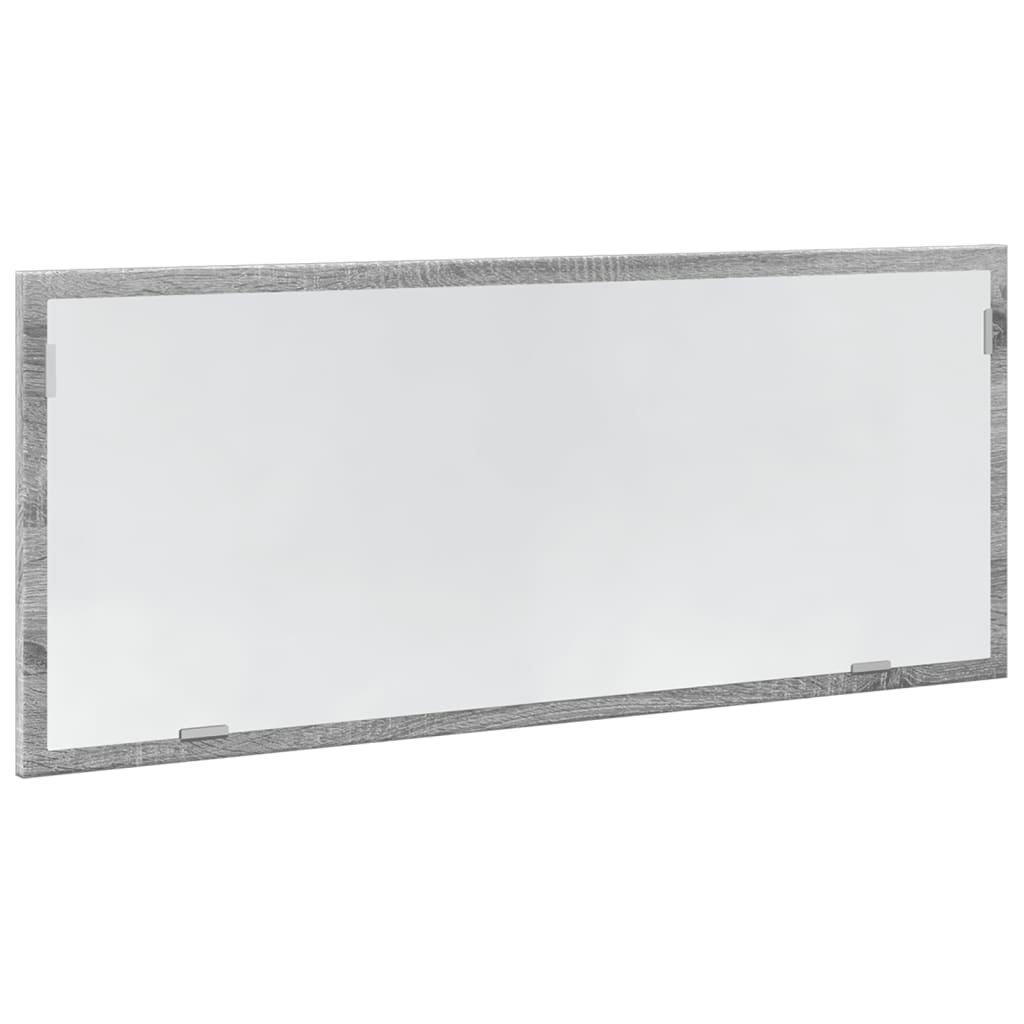 Specchio da Bagno con LED Grigio Sonoma 100x8,5x37cm Truciolato | homemem39