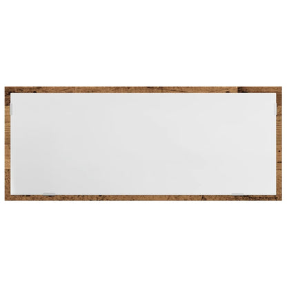 Specchio Bagno LED Legno Antico 100x8,5x37 cm Legno Multistrato | homemem39