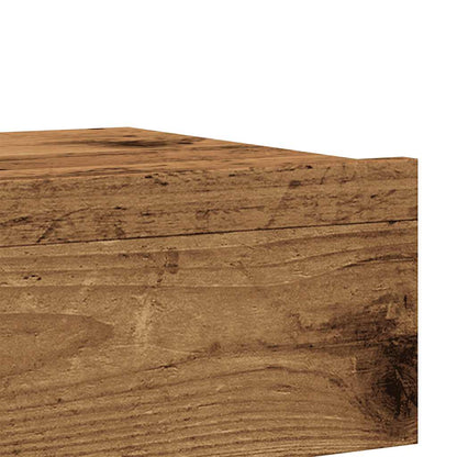 Mobili Porta TV con Luci LED 2 pz Legno Antico 60x35x15,5 cm - homemem39