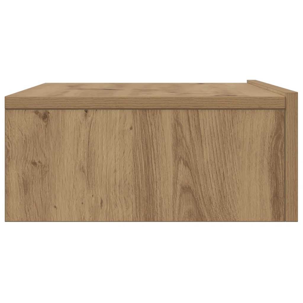 Mobile Porta TV con Luci LED Rovere Artigianale 60x35x15,5 cm | homemem39