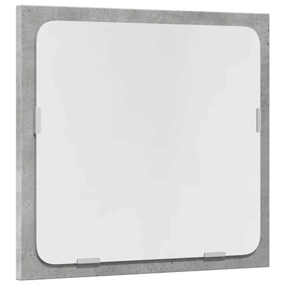 Set Mobili da Bagno 2 pz Grigio Cemento in Legno Multistrato | homemem39