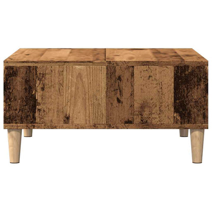 Tavolino da Salotto Legno Antico 60x60x30 cm Legno Multistrato | homemem39