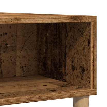 Tavolino da Salotto Legno Antico 60x60x30 cm Legno Multistrato | homemem39