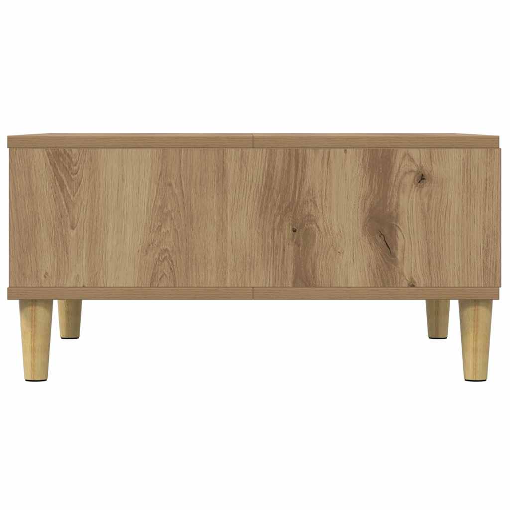 Tavolino da Salotto Artigianale 60x60x30 cm Legno Multistrato | homemem39