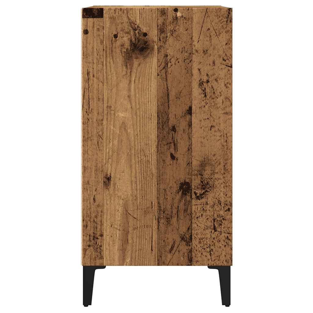 Credenza Legno Antico 57x35x70 cm in Truciolato - homemem39