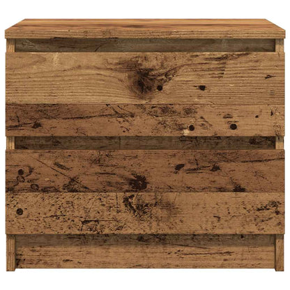 Comodini 2 pz Legno Antico 50x40x43.5 cm in Legno Multistrato - homemem39