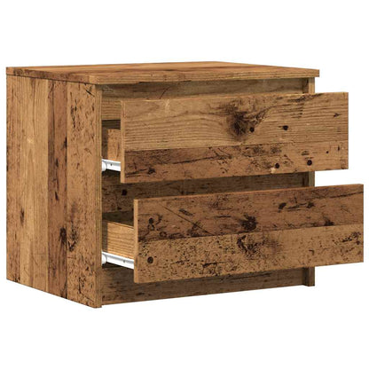 Comodini 2 pz Legno Antico 50x40x43.5 cm in Legno Multistrato - homemem39
