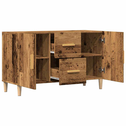 Credenza Legno Antico 100x36x60 cm in Legno Multistrato - homemem39