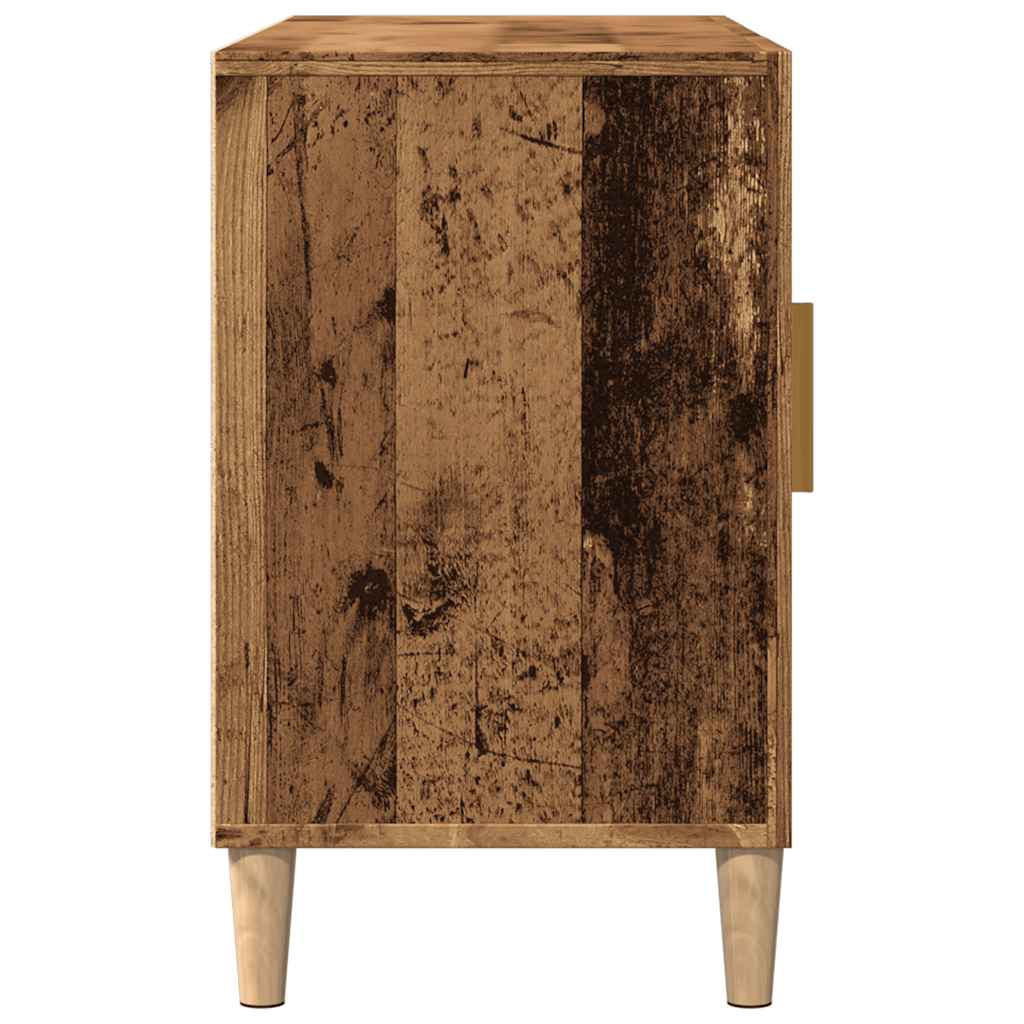 Credenza Legno Antico 100x36x60 cm in Legno Multistrato - homemem39