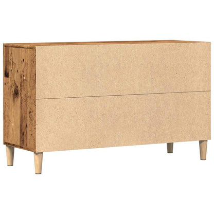 Credenza Legno Antico 100x36x60 cm in Legno Multistrato - homemem39