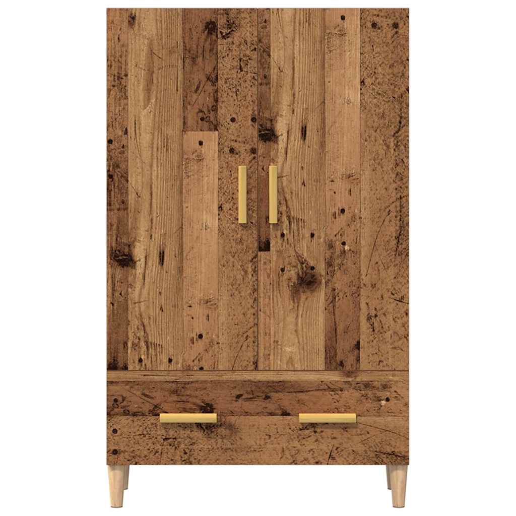 Credenza Legno Antico 70x31x115 cm in Legno Multistrato - homemem39
