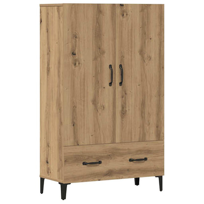 Credenza Rovere Artigianale 70x31x115 cm in Legno Multistrato - homemem39