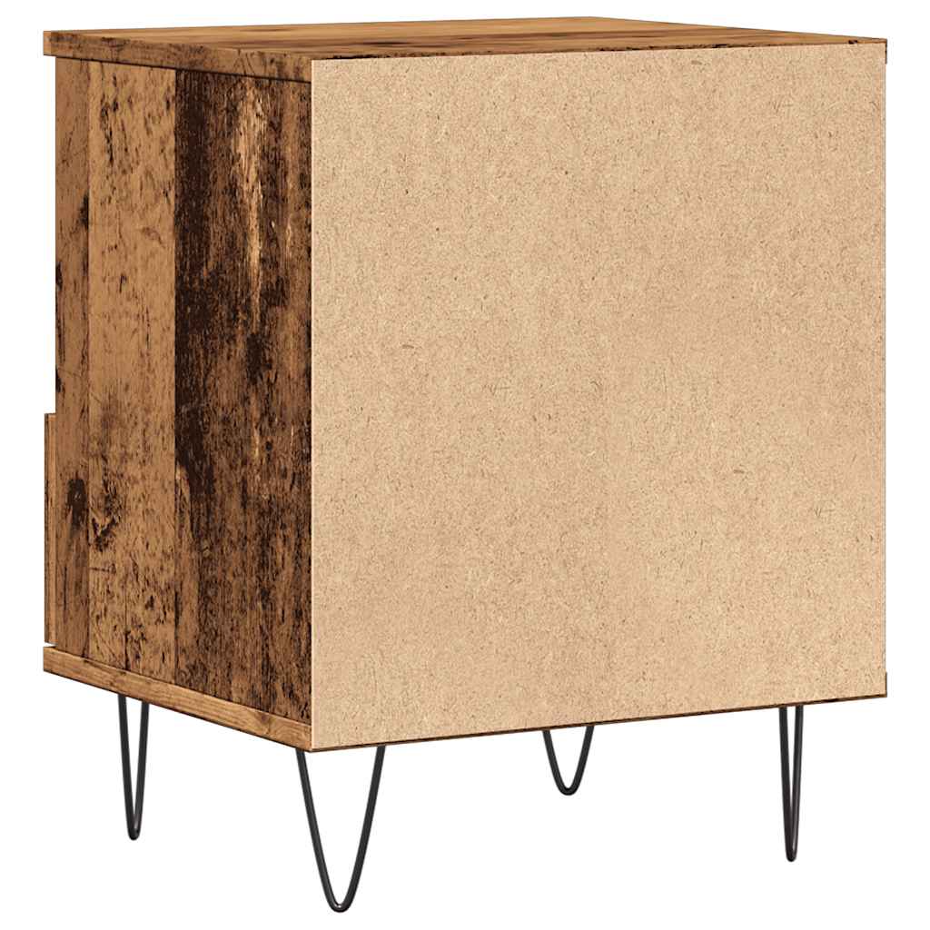 Comodino Legno Antico 40x35x50 cm in Legno Multistrato - homemem39