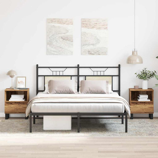 Comodini 2pz Legno Antico 40x35x50 cm in Legno Multistrato - homemem39