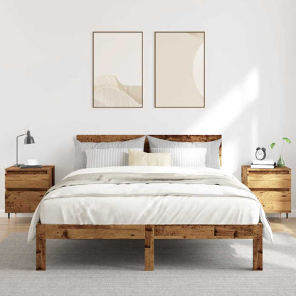 Comodini 2pz Legno Antico 40x35x50 cm in Legno Multistrato - homemem39