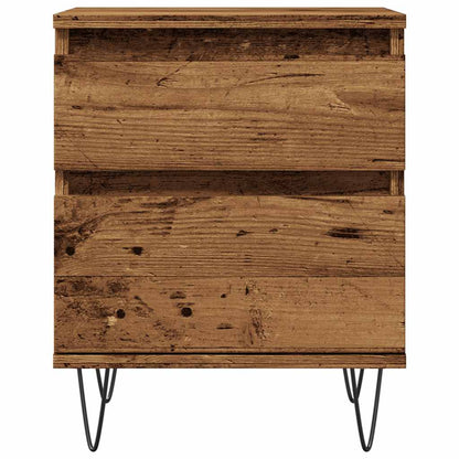 Comodino Legno Antico 40x35x50 cm in Legno Multistrato - homemem39