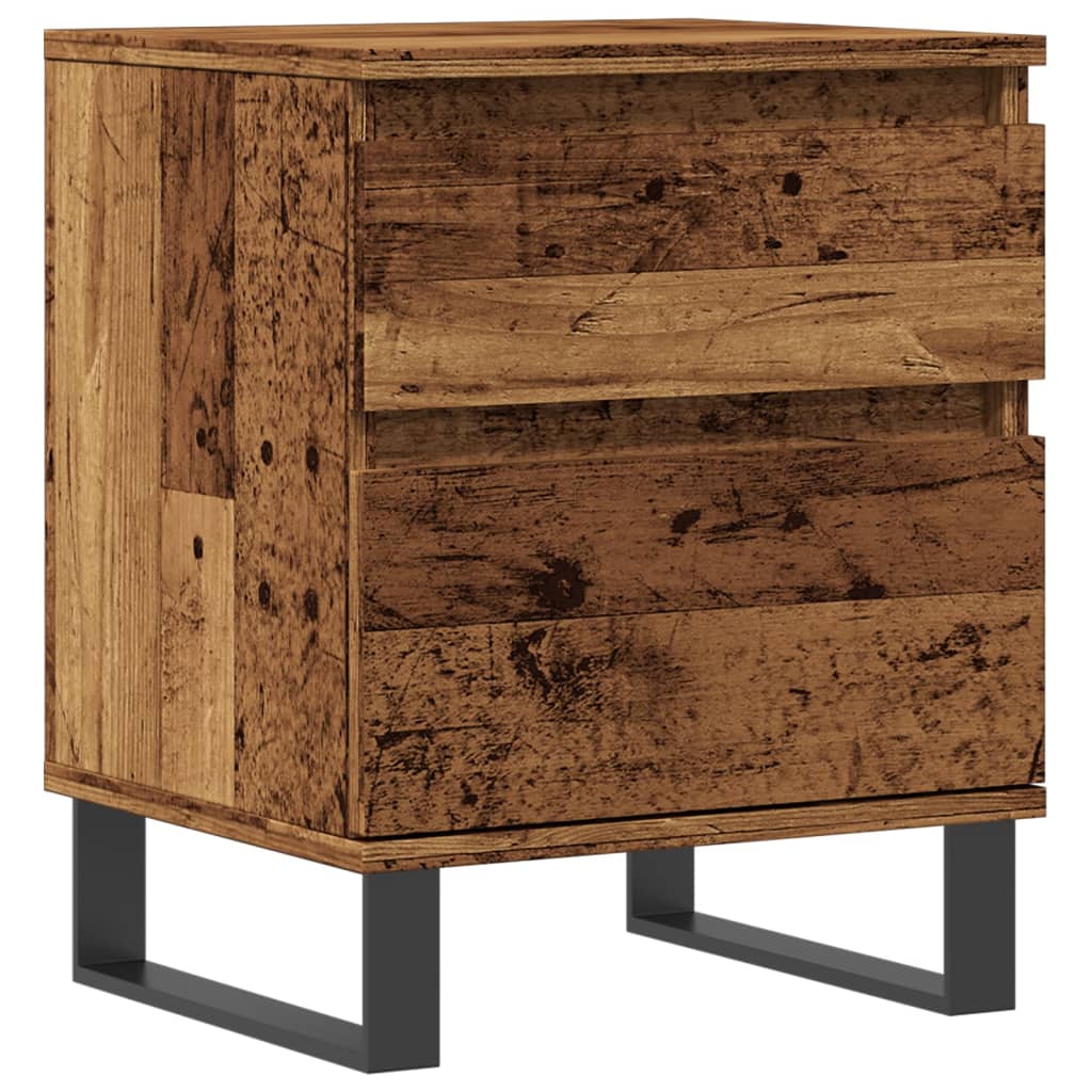 Comodino Legno Antico 40x35x50 cm in Legno Multistrato - homemem39
