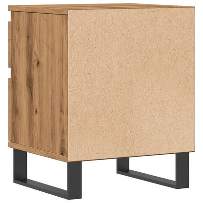 Comodino Rovere Artigianale 40x35x50 cm in Legno Multistrato