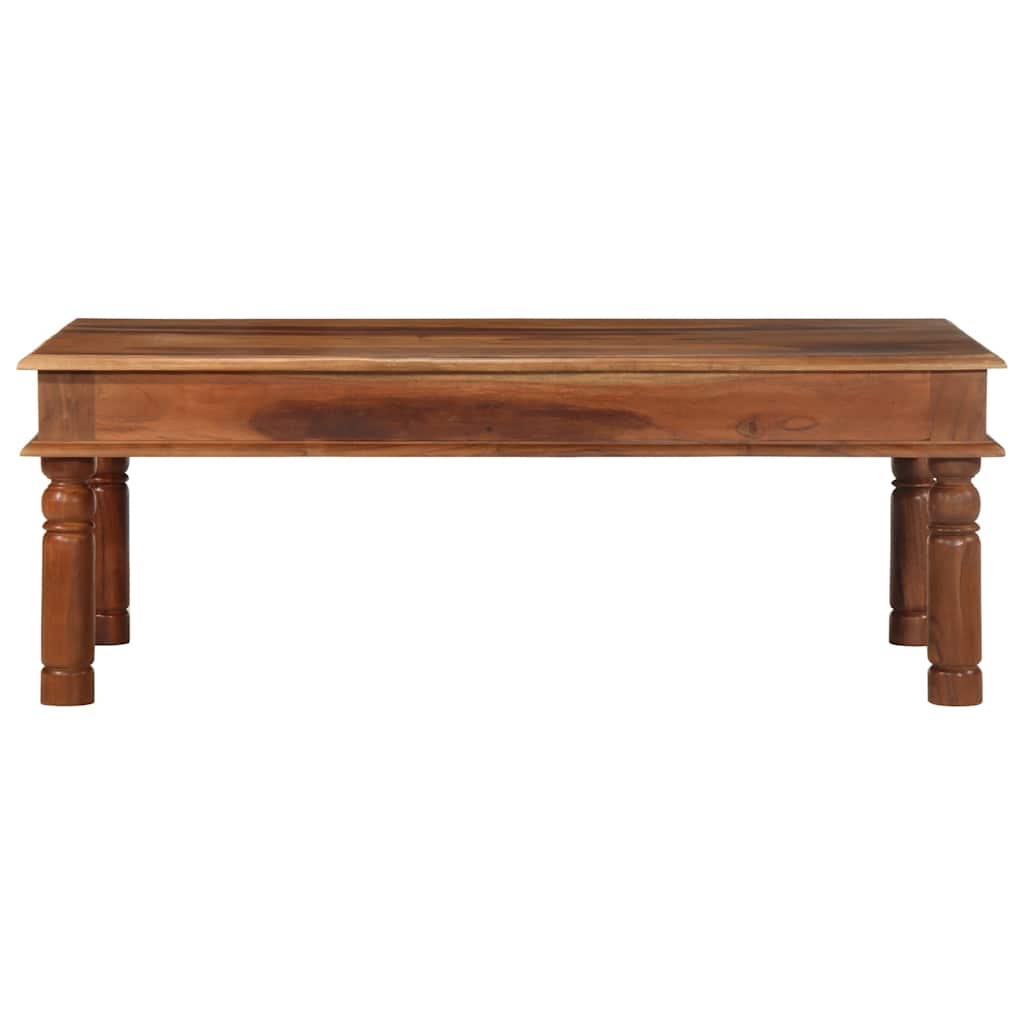 Tavolino da Salotto 110x60x40 cm in Legno Massello di Acacia | homemem39