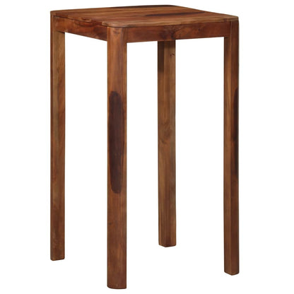 Tavolo da Bar 60x60x107 cm in Legno Massello di Acacia | homemem39