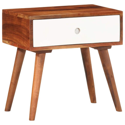 Tavolino 45x30x45 cm in Legno Massello di Acacia