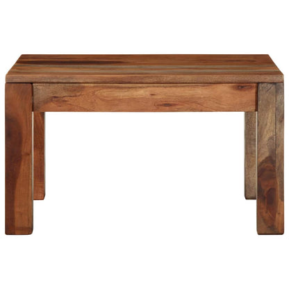Tavolino da Caffè 60x60x35 cm in Legno Massello di Acacia