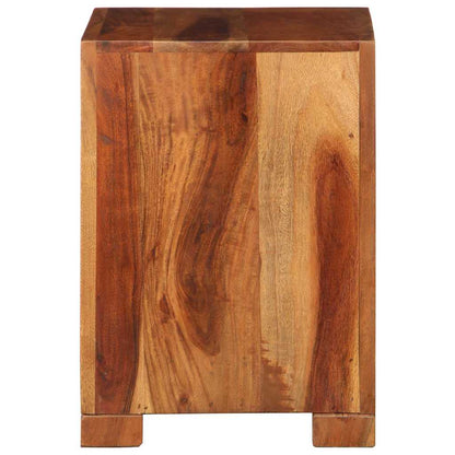 Tavolino 37x29x40 cm in Legno Massello di Acacia