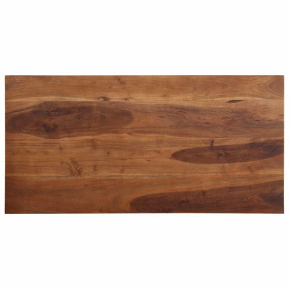 Tavolo da Pranzo 120x60x76 cm in Legno Massello di Acacia